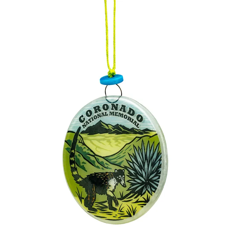 Coronado National Memorial Recycled Glass Ornament - Image 2