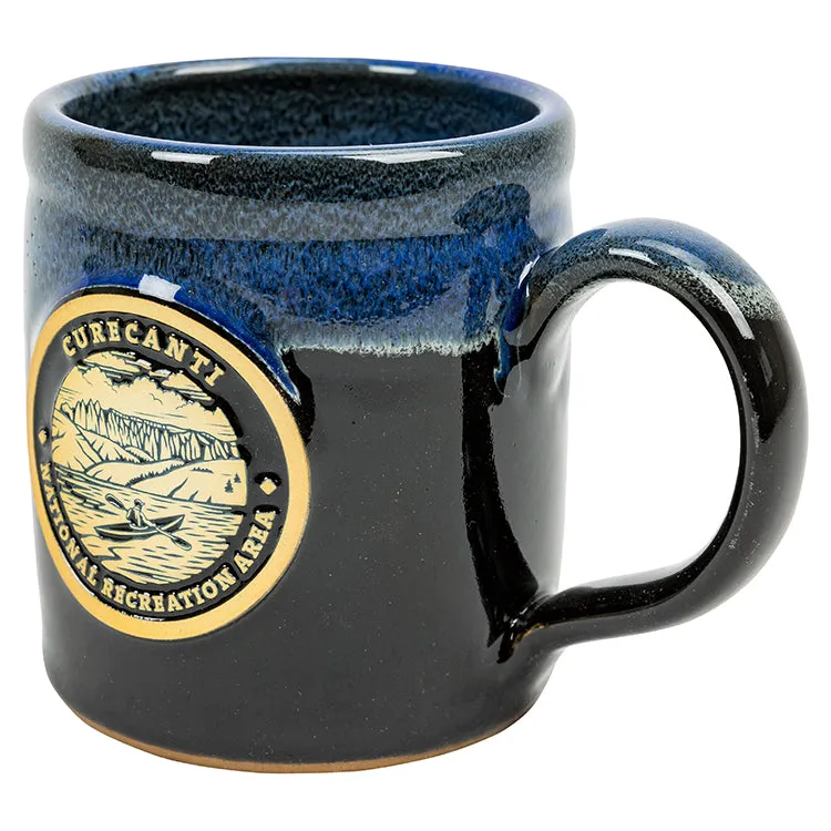 Curecanti National Recreation Area Round Logo Camper Mug - Image 3