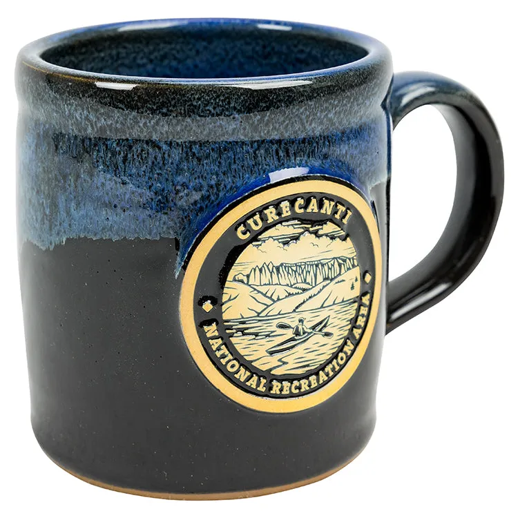 Curecanti National Recreation Area Round Logo Camper Mug - Image 4