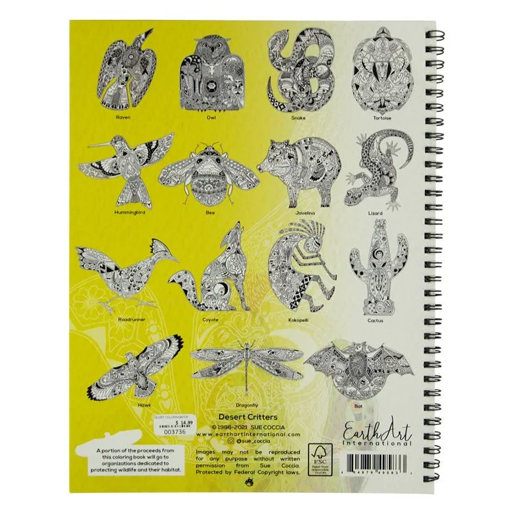 Desert Critters Coloring Book - Image 3