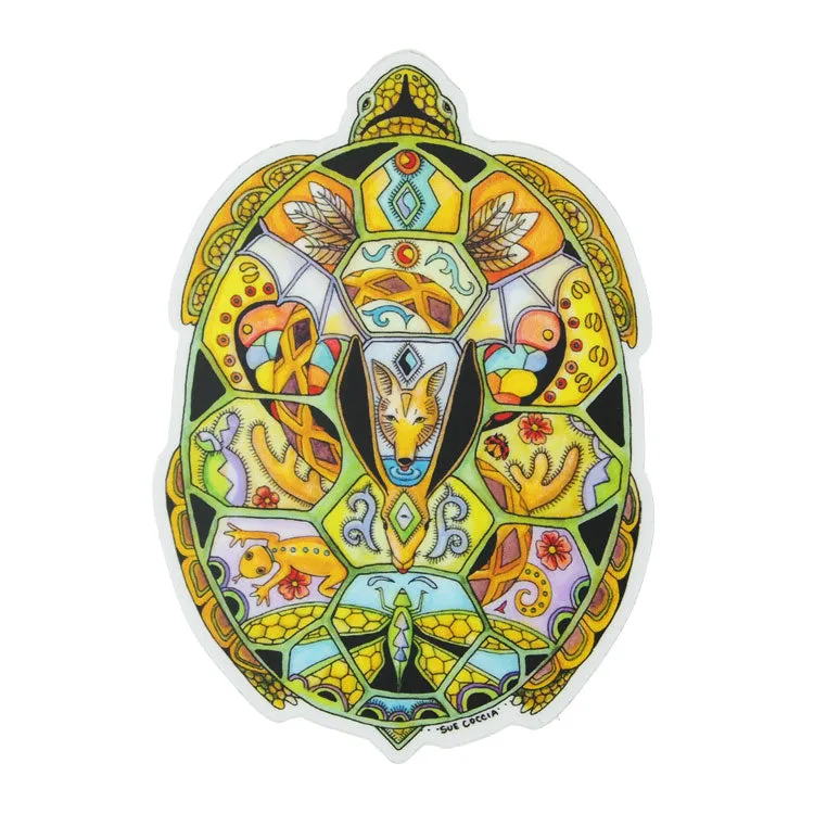 Earth Art Desert Tortoise Sticker