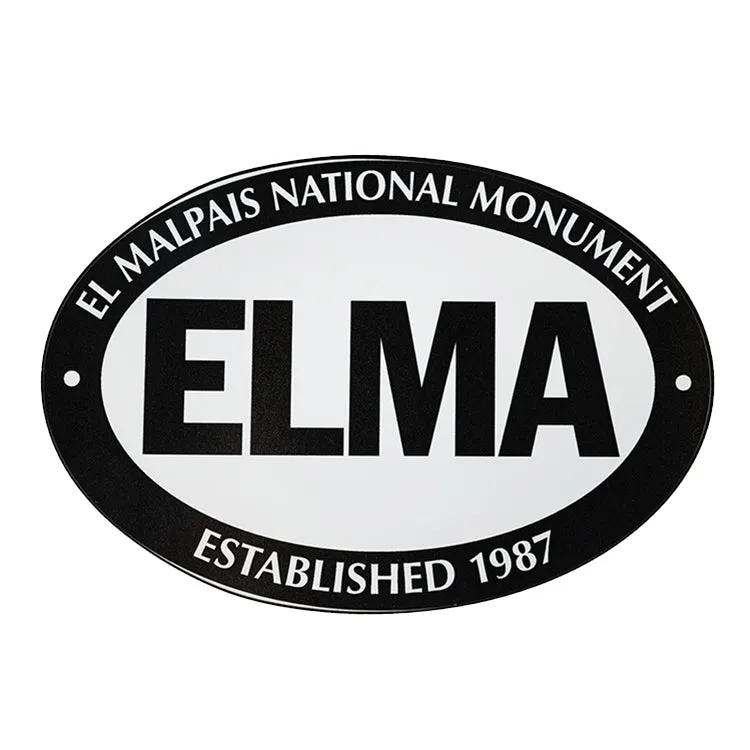 El Malpais National Monument Sticker - Euro Oval