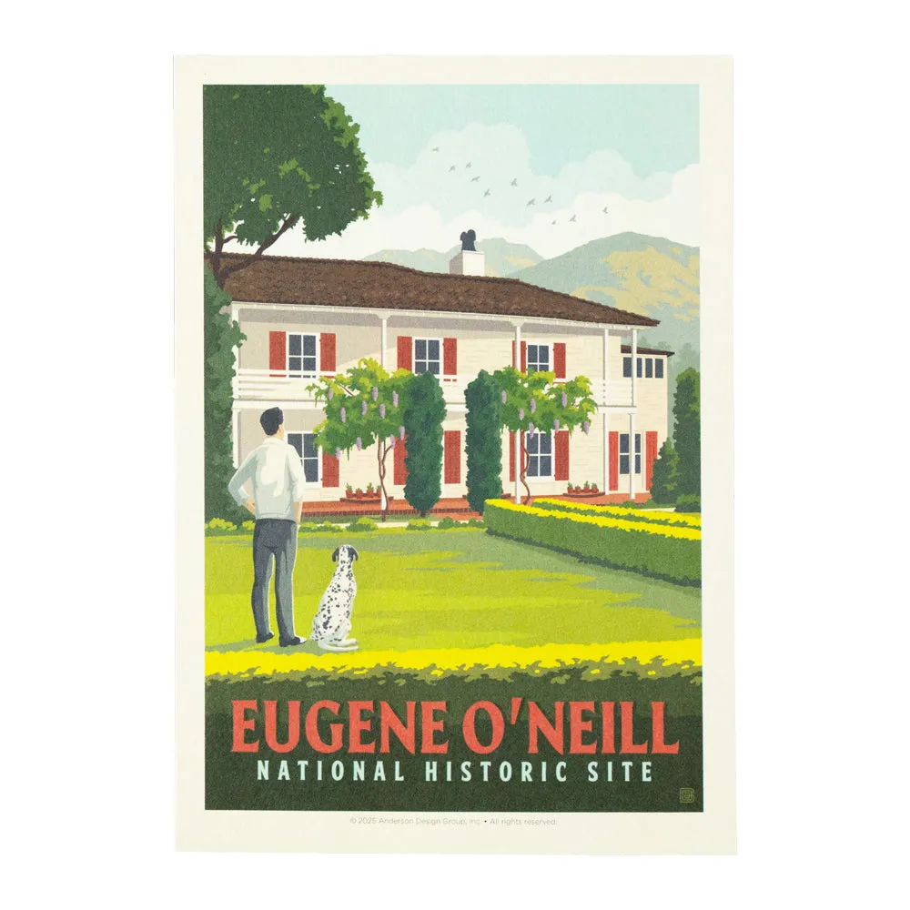 Eugene O'Neill National Historic Site Postcard - ADG Graphic
