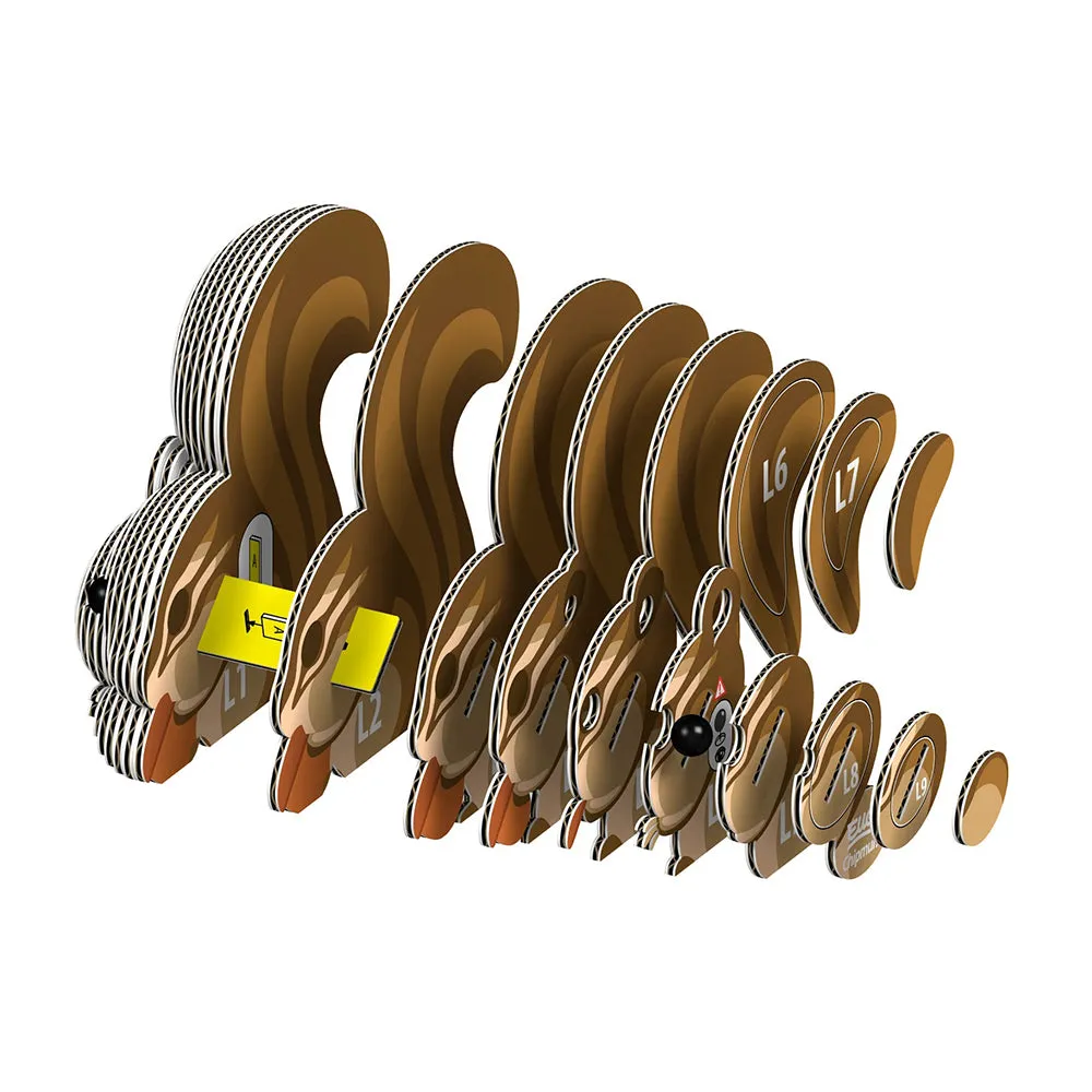 Eugy Chipmunk 3D Puzzle - Image 3