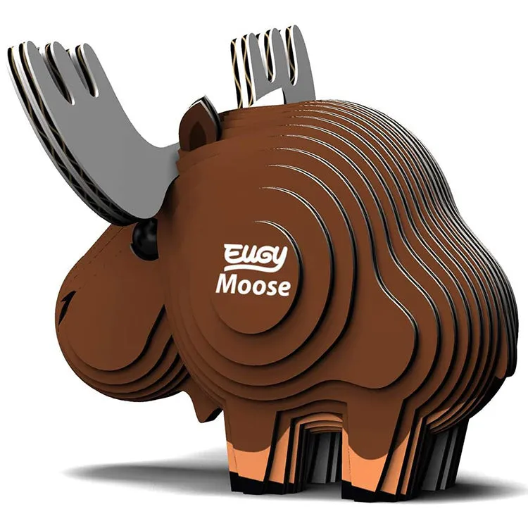 Eugy Moose 3D Puzzle - Image 4