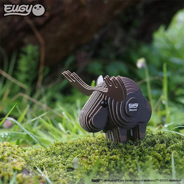 Eugy Moose 3D Puzzle - Image 6