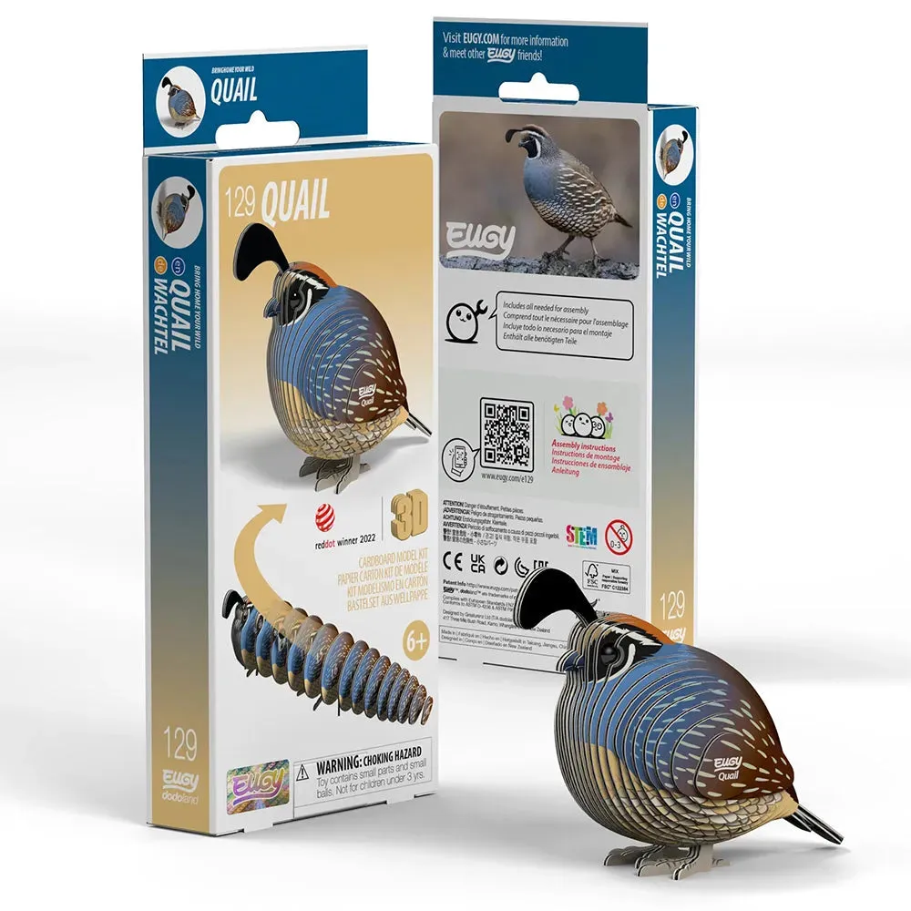 Eugy Quail 3D Puzzle - Image 2