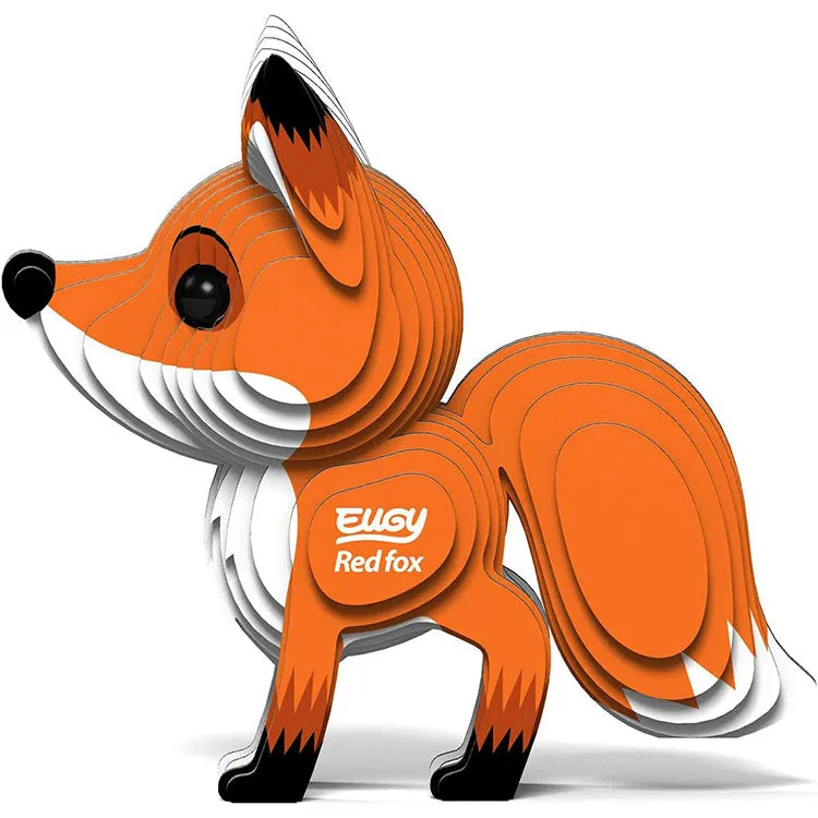 Eugy Red Fox 3D Puzzle - Image 3