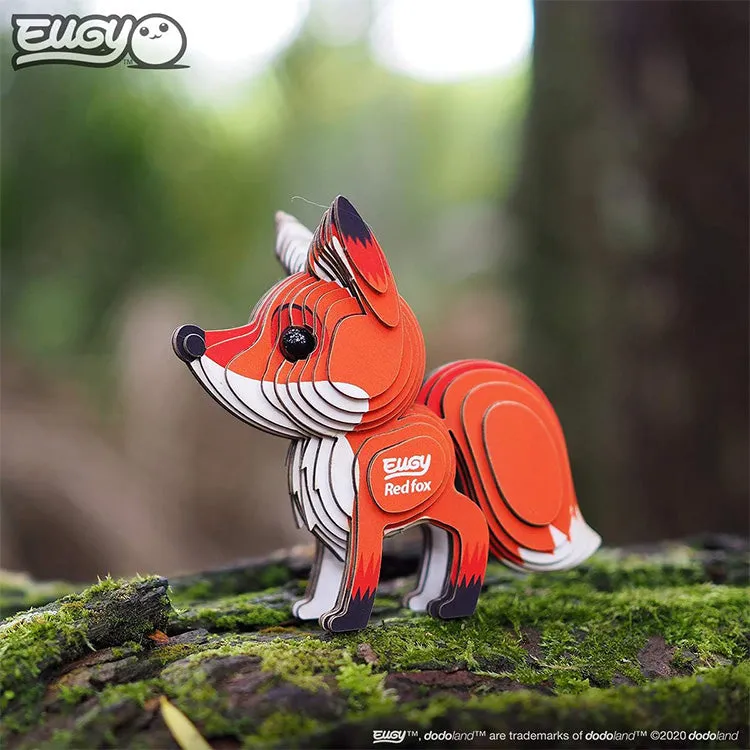 Eugy Red Fox 3D Puzzle - Image 5