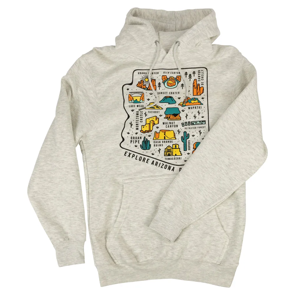 Explore Arizona Parks Fleece Hoodie - Image 2
