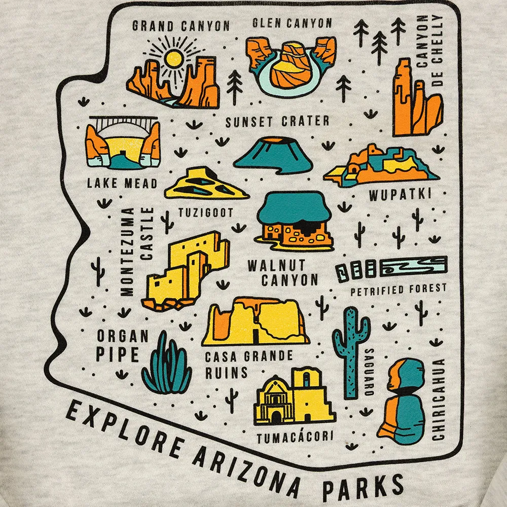 Explore Arizona Parks Fleece Hoodie - Image 4
