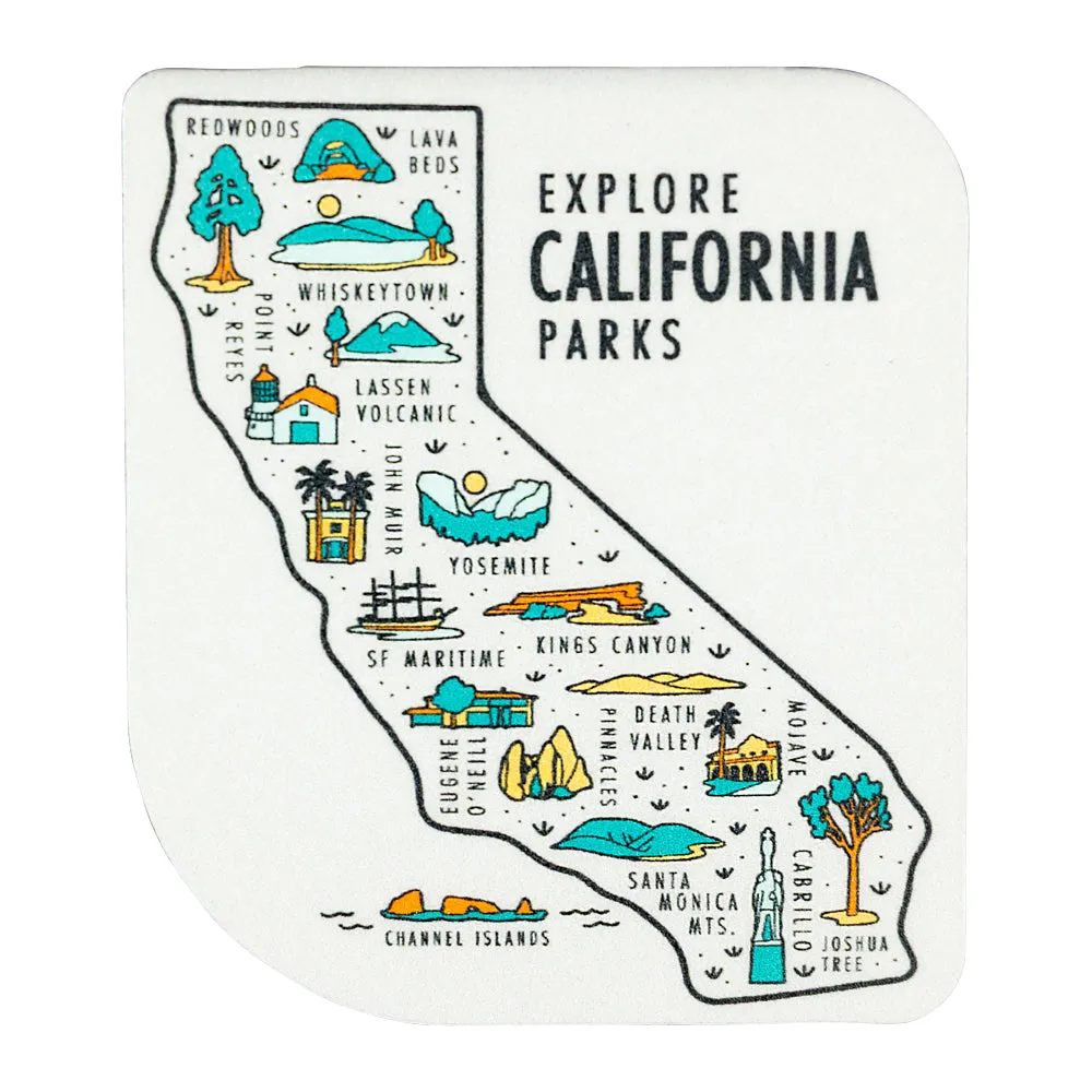 Explore California Parks Sticker