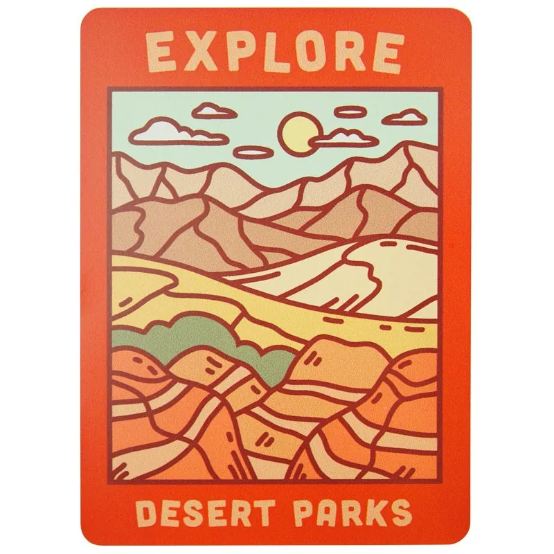 Explore Desert Parks Sticker