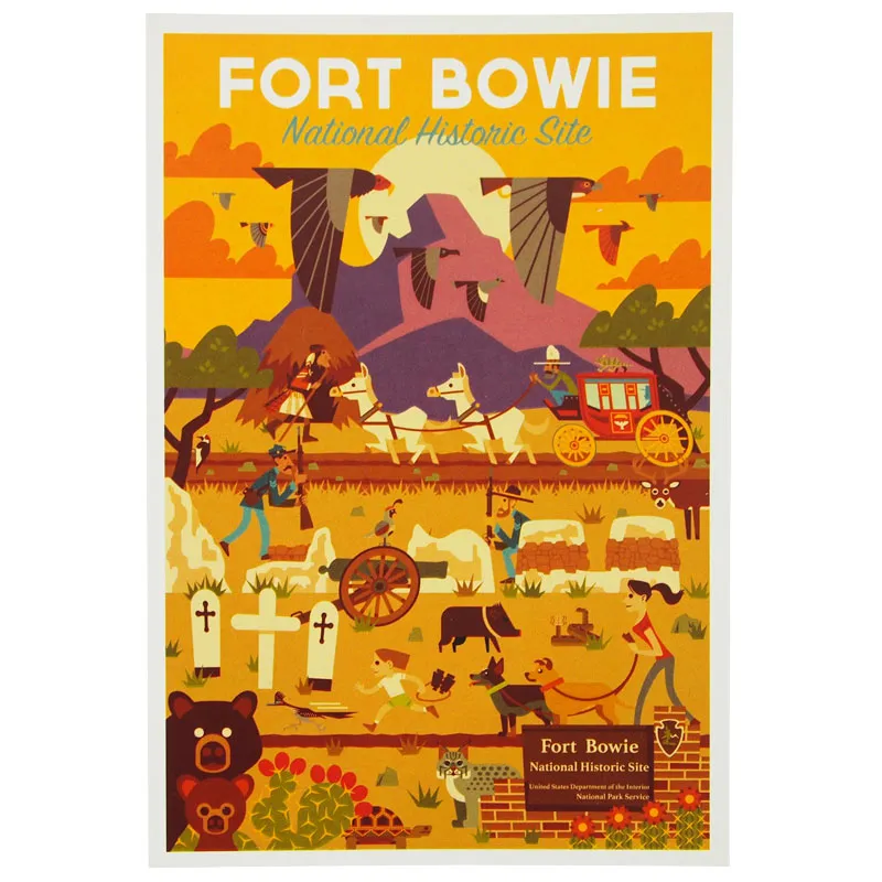 Fort Bowie National Historic Site Postcard - Geometric Day