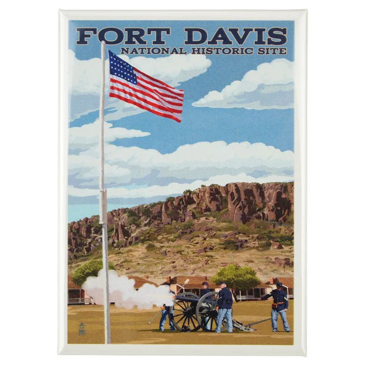 Fort Davis National Historic Site Magnet - Illustration