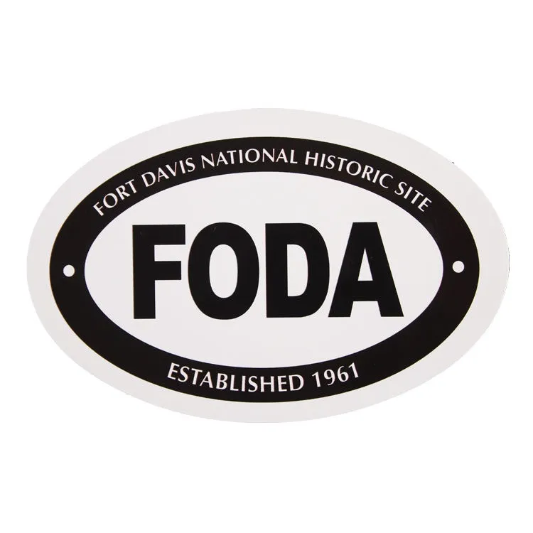 Fort Davis National Historic Site Sticker - Mini Oval