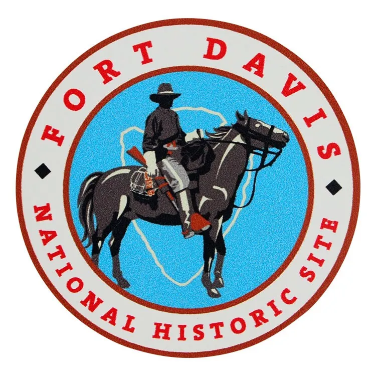 Fort Davis National Historic Site Sticker - Round Logo