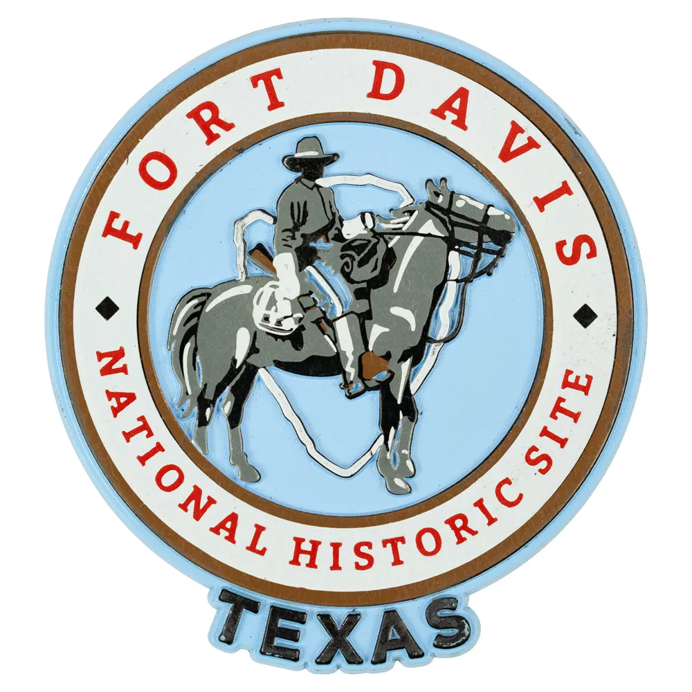 Fort Davis National Historic Site Flex Magnet - Round Logo