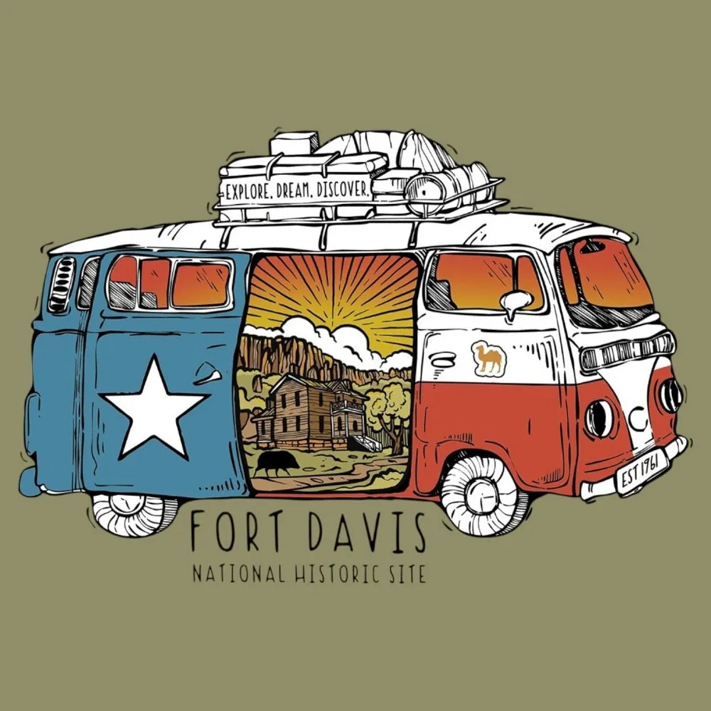 Fort Davis National Historic Site T-Shirt - Van Tour - Image 2