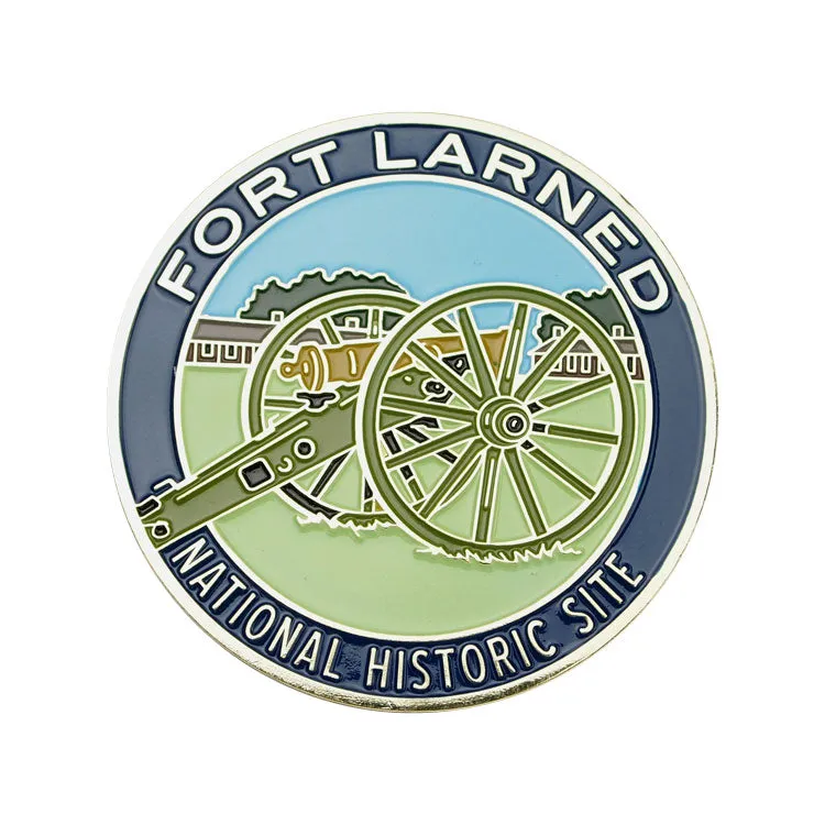 Fort Larned National Historic Site Magnet - Round Logo