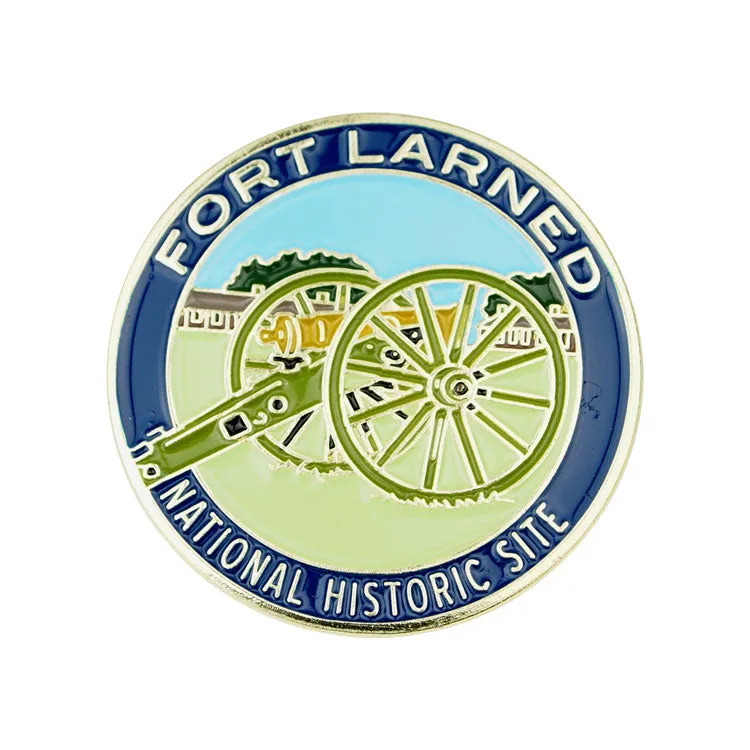 Fort Larned National Historic Site Pin - Round Logo