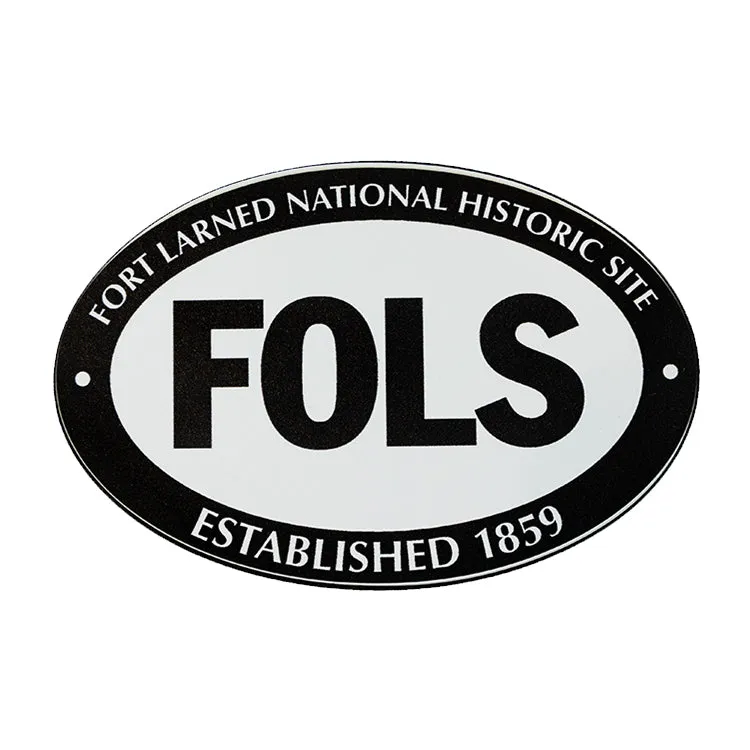 Fort Larned National Historic Site Sticker - Mini Oval