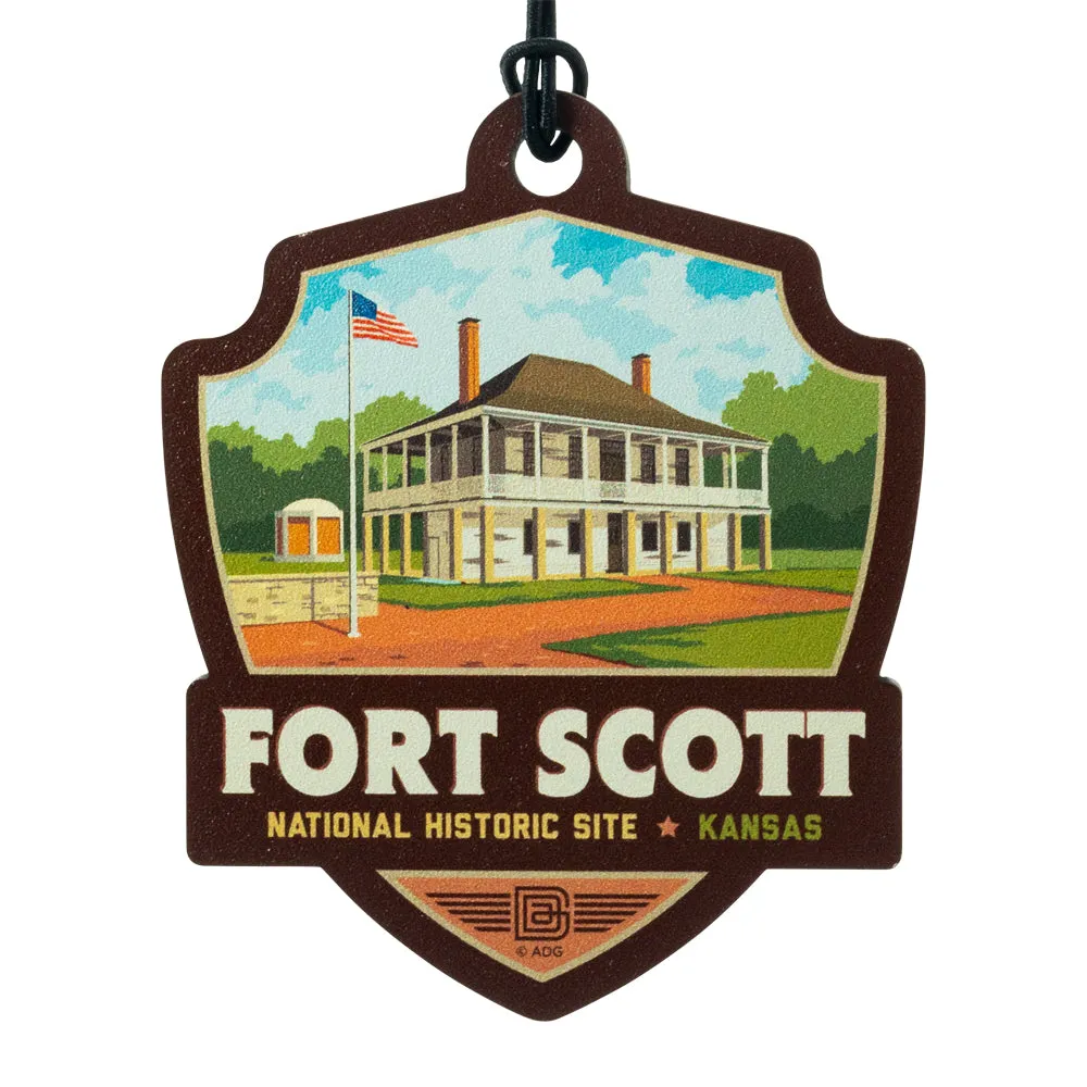 Fort Scott National Historic Site Ornament - ADG Badge Graphic