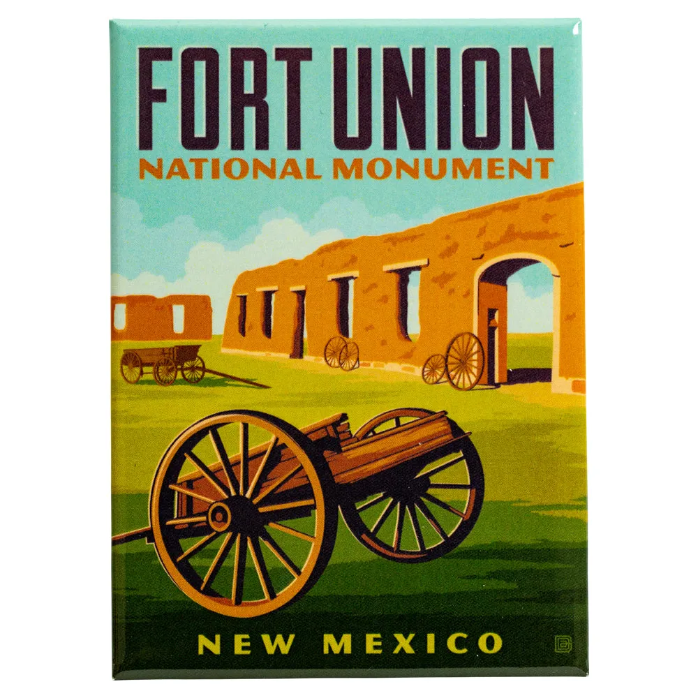Fort Union National Historic Site Magnet - ADG Graphic