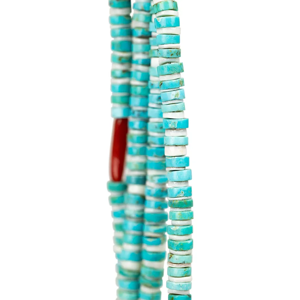 Four-Strand Necklace with Pendant - Image 4