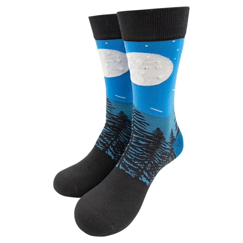Full Moon Knit Socks