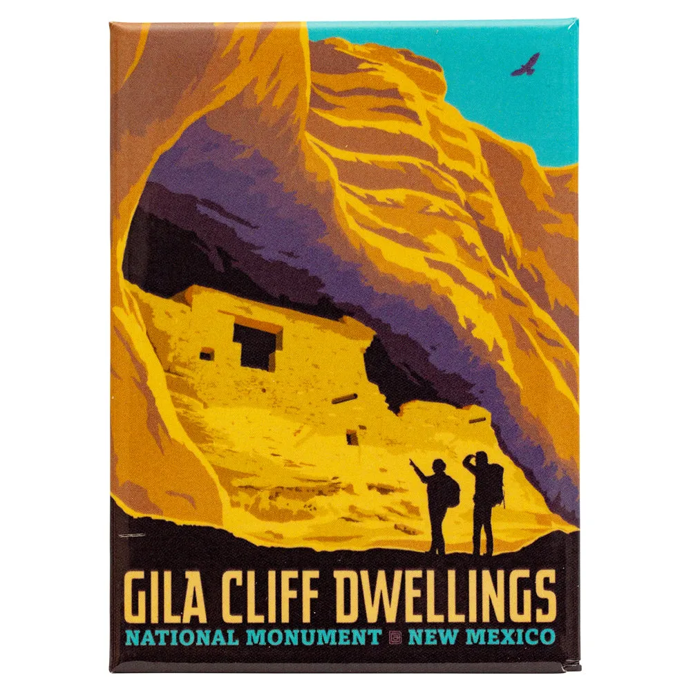 Gila Cliff Dwellings National Monument Magnet - ADG Graphic