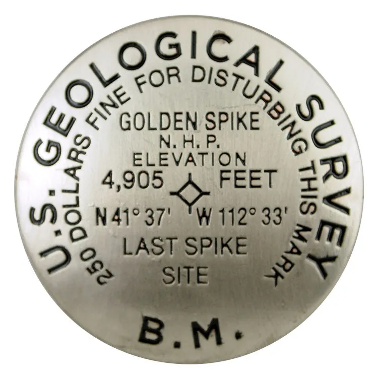 Golden Spike National Historical Park Magnet - Benchmark
