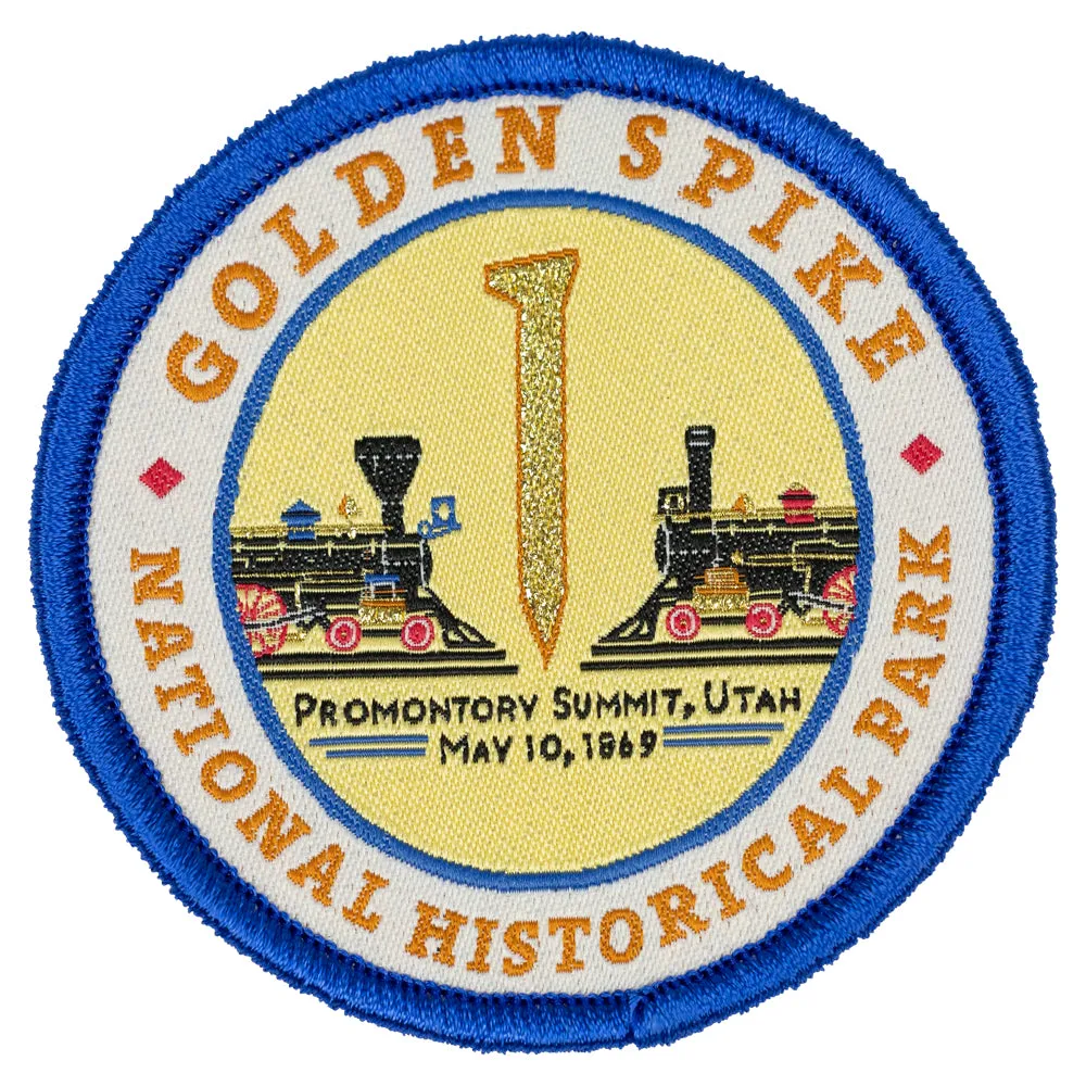 Golden Spike National Historical Park Patch - Round Logo