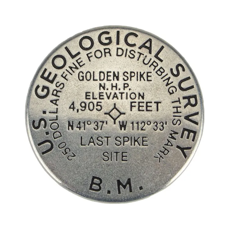 Golden Spike National Historical Park Pin - Benchmark