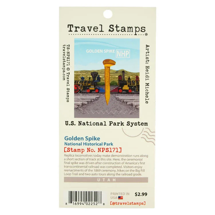 Golden Spike National Historical Park Travel Stamp
