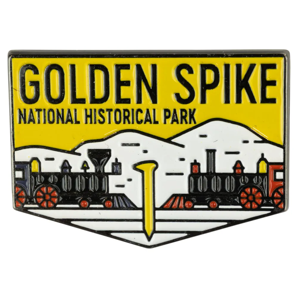 Golden Spike National Historical Park Pin - Fell Logo