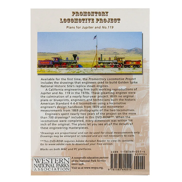 Golden Spike National Historical Park Promontory Locomotive Project DVD - Image 2