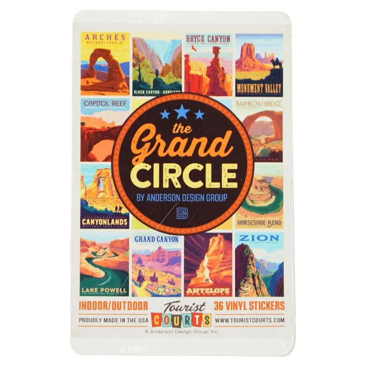 ADG Grand Circle National Parks Sticker Set