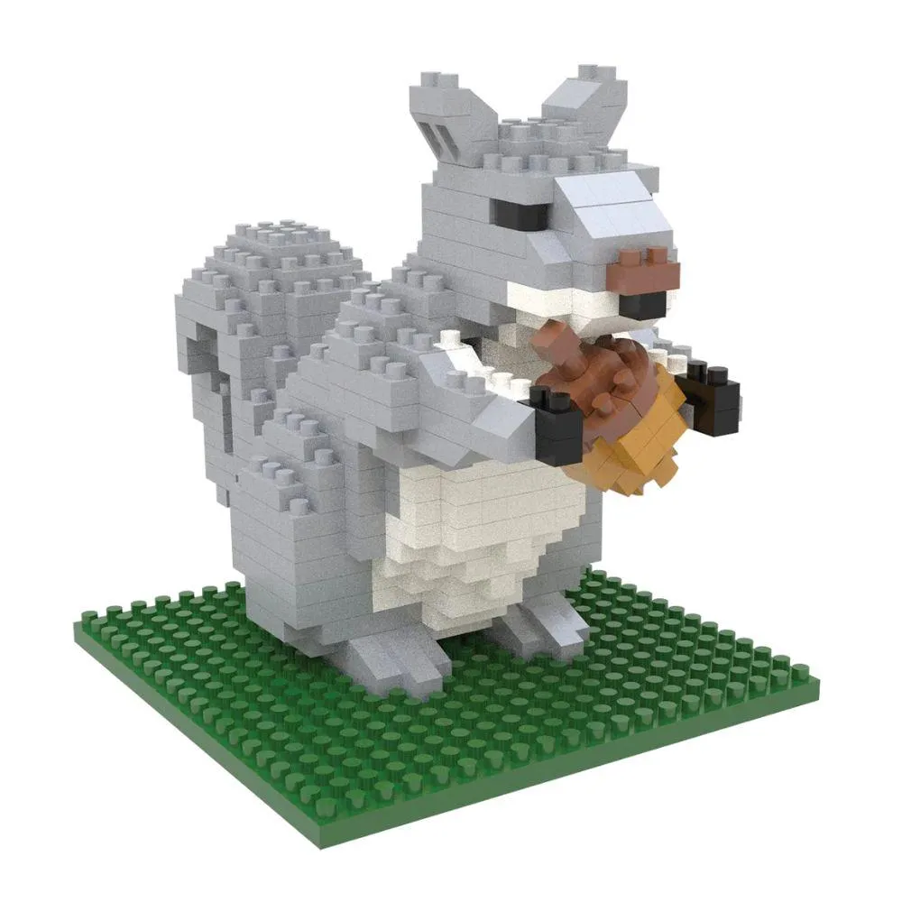 Gray Squirrel Mini Block Set - Image 2