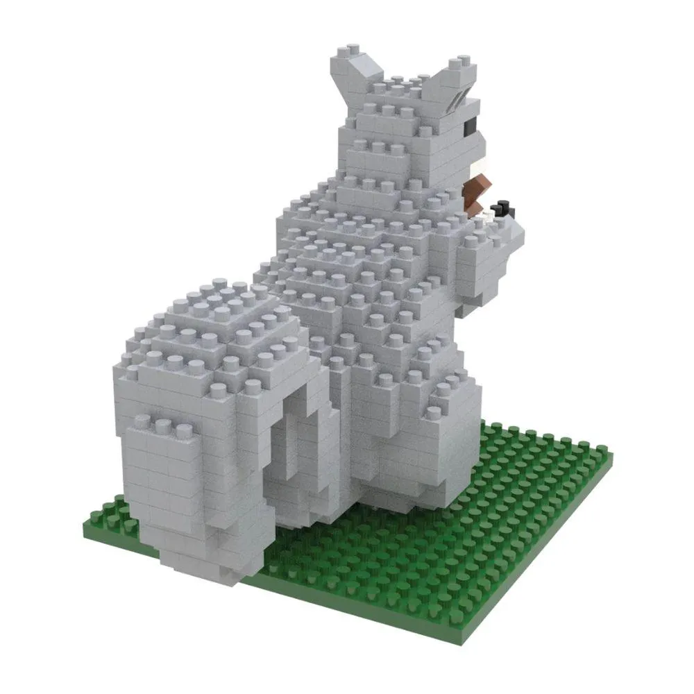 Gray Squirrel Mini Block Set - Image 5