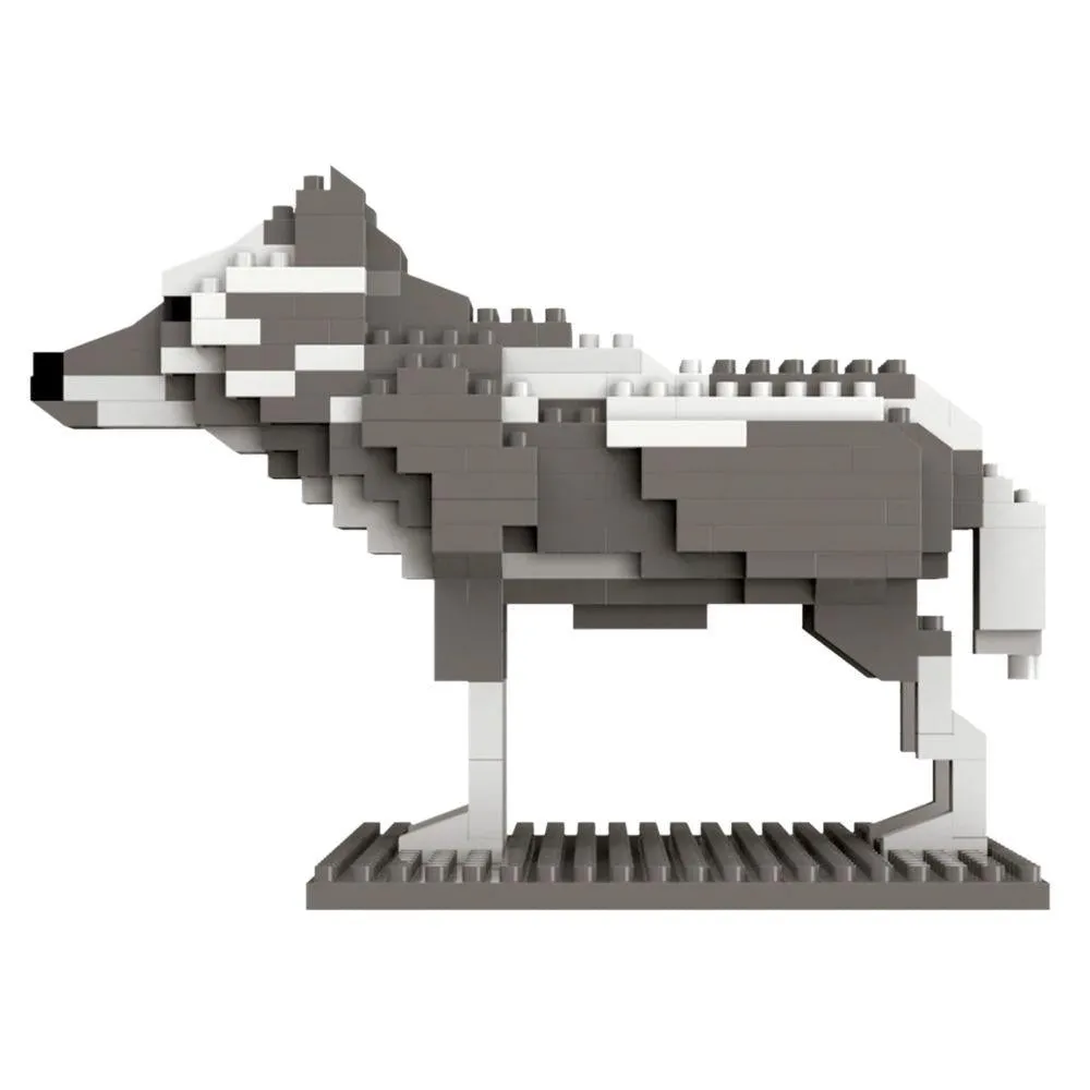 Gray Wolf Mini Block Set - Image 3