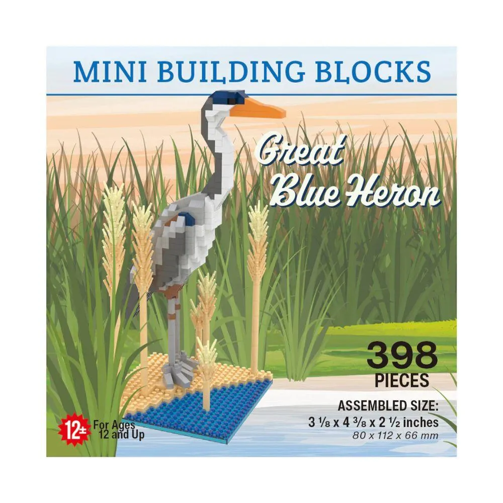 Great Blue Heron Mini Block Set