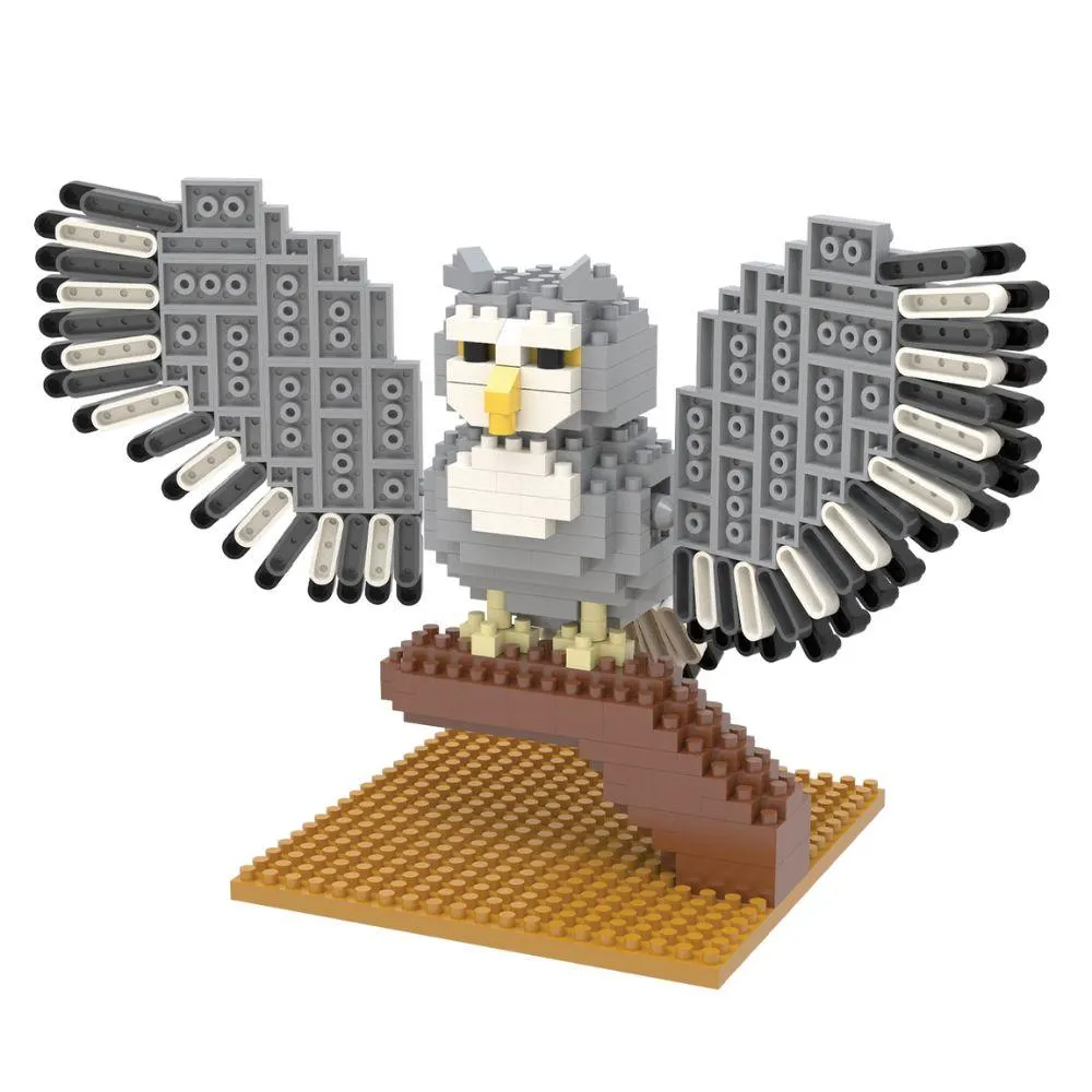 Great Horned Owl Mini Block Set - Image 2