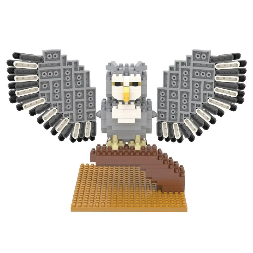 Great Horned Owl Mini Block Set - Image 3