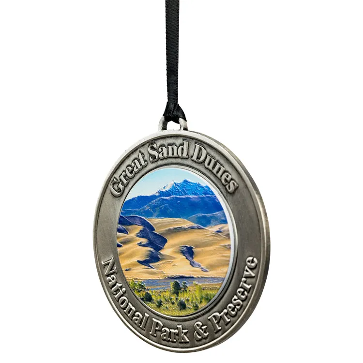 Great Sand Dunes National Park and Preserve Aluminum Ornament - Image 2