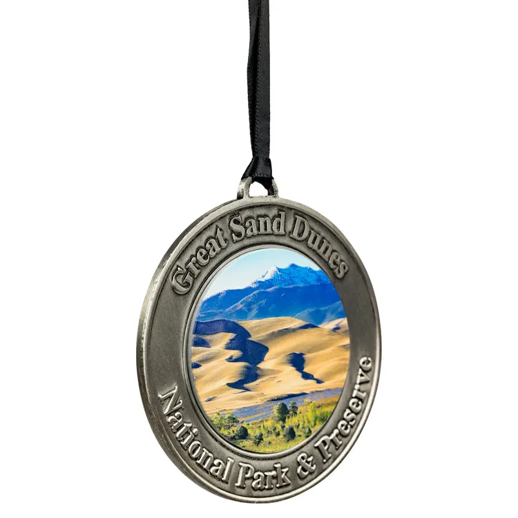 Great Sand Dunes National Park and Preserve Aluminum Ornament - Image 3
