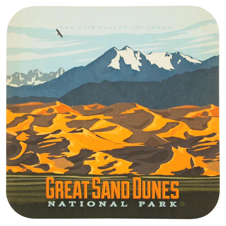 Great Sand Dunes National Park Coaster - ADG Graphic