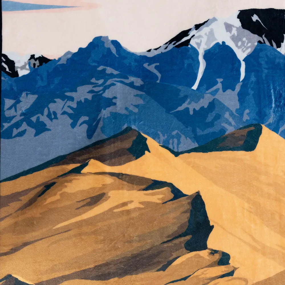 Great Sand Dunes National Park Fleece Blanket - Image 5