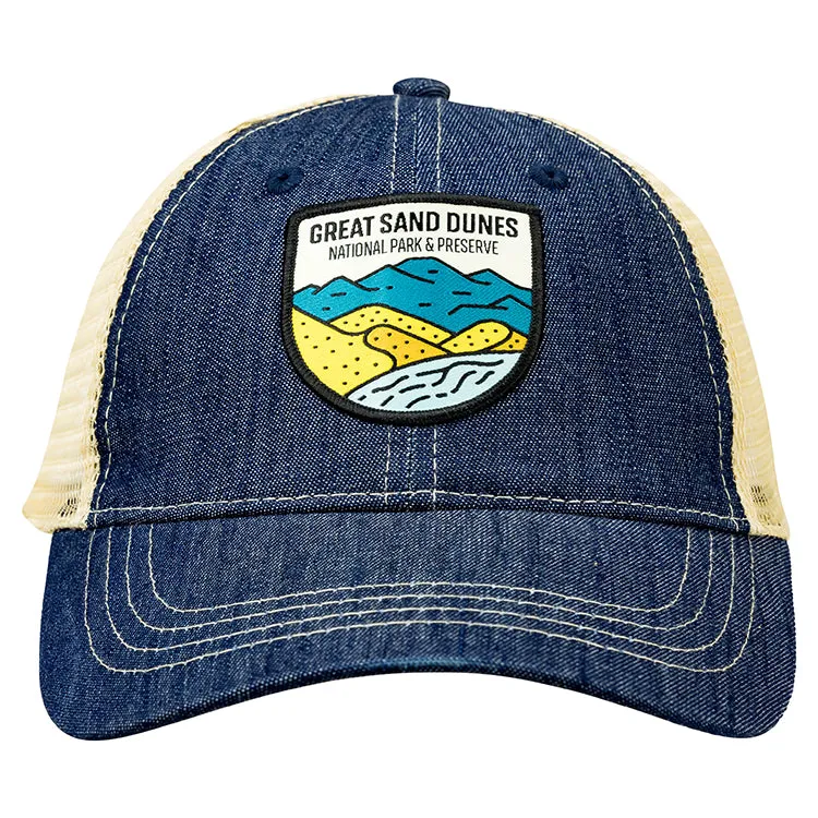 Great Sand Dunes National Park Mesh-Back Cap - Fell Logo - Image 2