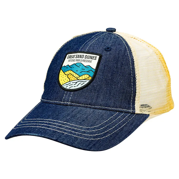 Great Sand Dunes National Park Mesh-Back Cap - Fell Logo - Image 3
